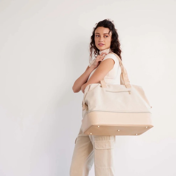 BÉIS Weekender Bag - Beige - Picture 3 of 7